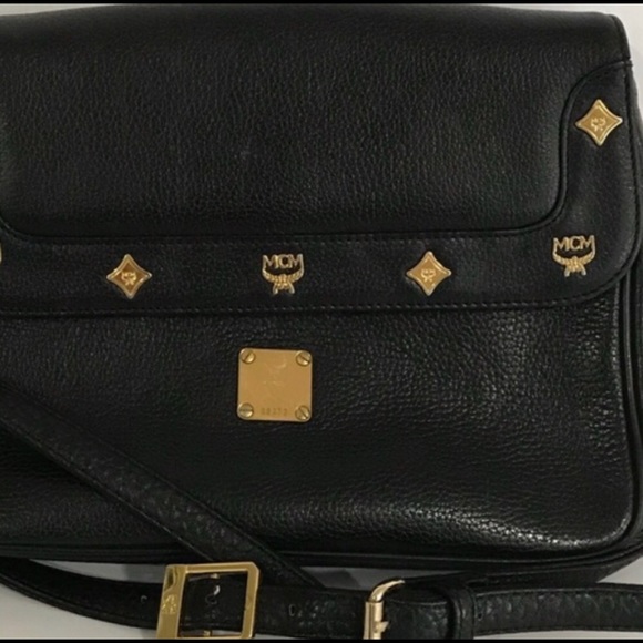 Authentic black vintage MCM crossbody - Picture 6 of 8